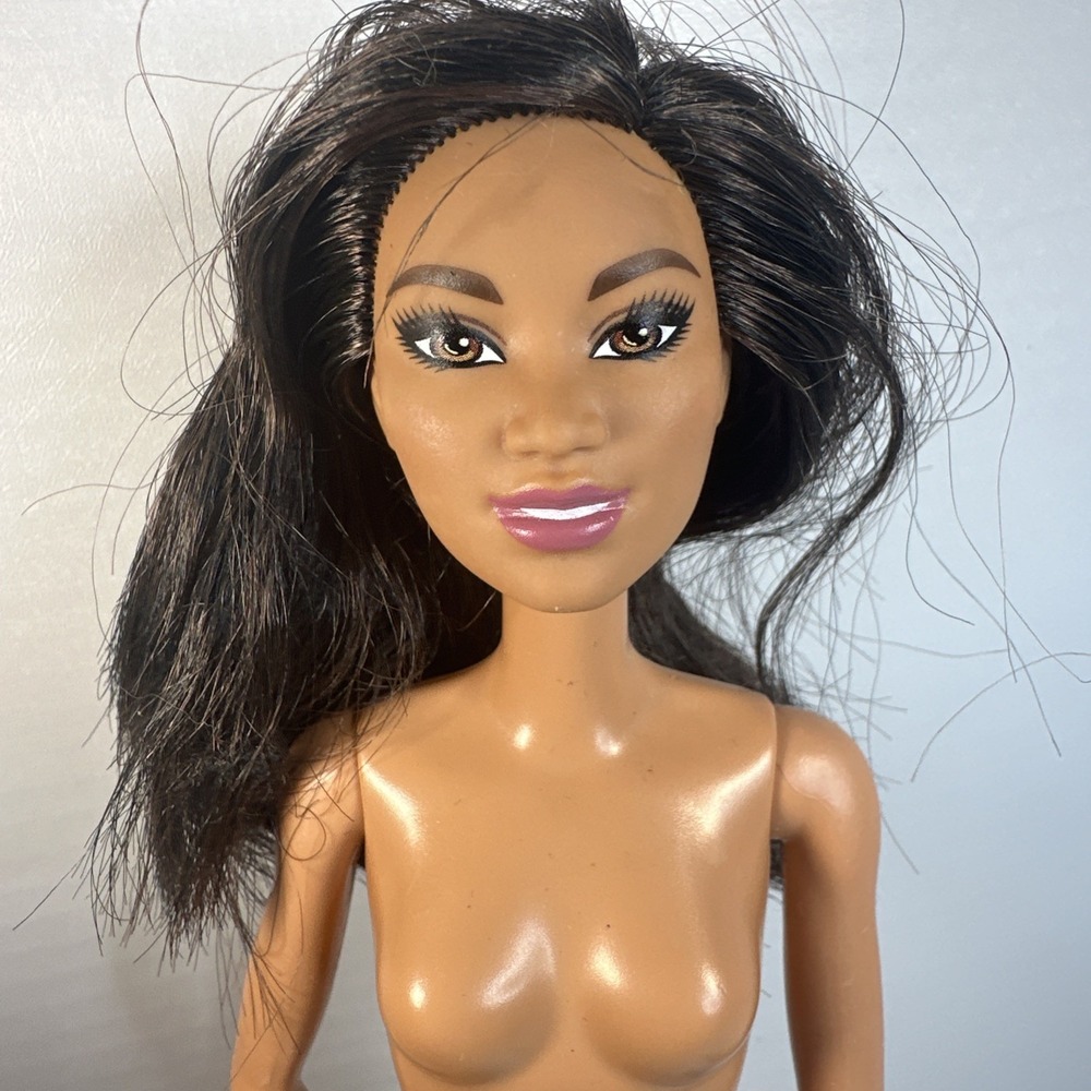 Mattel Barbie Doll Burnette Brown Eye  - Nude GTW38